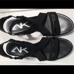 Anne Klein black sandals